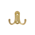 Крючок мебельный ТУНДРА TKd=024 LIGHT, двухрожковый, матовое золото - Фото 5