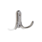 Крючок мебельный ТУНДРА TKd=024 LIGHT, двухрожковый, хром - Фото 2