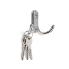 Крючок мебельный ТУНДРА TKd=024 LIGHT, двухрожковый, хром - Фото 3