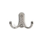 Крючок мебельный ТУНДРА TKd=024 LIGHT, двухрожковый, хром - Фото 4