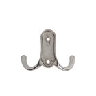 Крючок мебельный ТУНДРА TKd=024 LIGHT, двухрожковый, хром - Фото 5