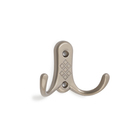 Крючок мебельный ТУНДРА TKd=024 LIGHT, двухрожковый, матовый никель - Фото 2