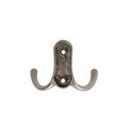 Крючок мебельный ТУНДРА TKd=024 LIGHT, двухрожковый, матовый никель - Фото 5