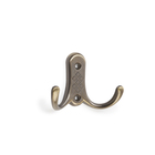 Крючок мебельный ТУНДРА TKd=024 LIGHT, двухрожковый, бронза - Фото 2