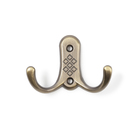 Крючок мебельный ТУНДРА TKd=024 LIGHT, двухрожковый, бронза - Фото 4