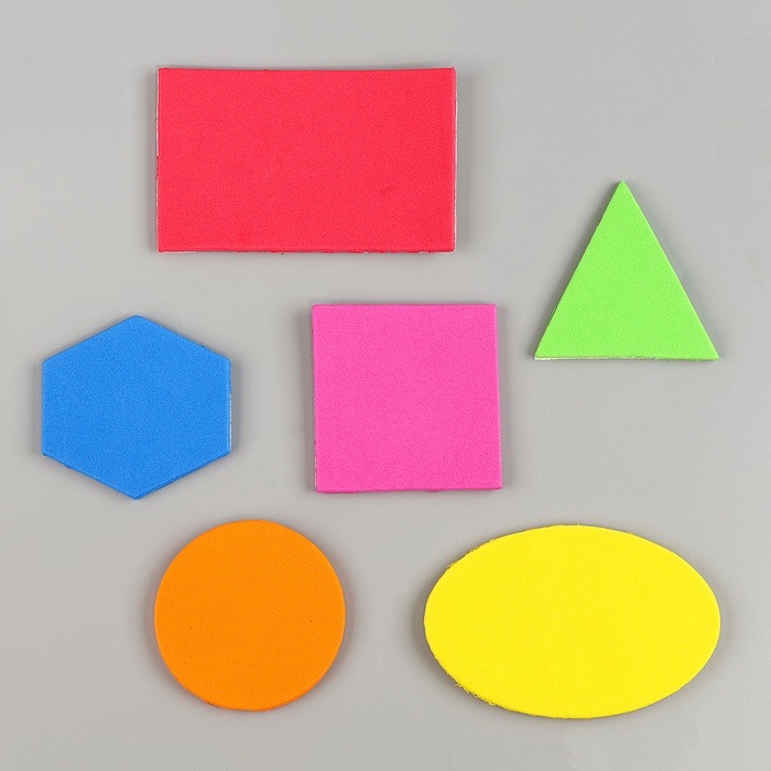 Набор фигурок из EVA «Геометрия», 6 шт. - Фото 1