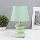 Лампа настольная «Цзяо» 1×40 Вт Е14 зеленый 19.5×19.5×35.5 см - Фото 1