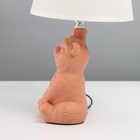 Лампа настольная «Миша» 1×40 Вт Е14 оранжевый 19.5×19.5×36 см - Фото 5