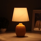 Лампа настольная «Плетение» 1×40 Вт Е14 желтый 19.5×19.5×35.5 см - Фото 2