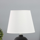 Лампа настольная «Олан» 1×40 Вт Е14 черный 19.5×19.5×35 см - Фото 3