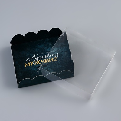 Коробка для печенья, «23 Февраля» 12×12×3