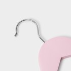 Плечики - вешалки для одежды LaDо́m, 3 шт., детские, 27×18 см, розовые - Фото 3
