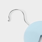 Плечики - вешалки для одежды LaDо́m, 3 шт., детские, 27×18 см, голубые - Фото 4