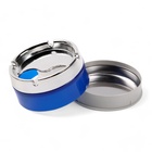 Пепельница для дома бездымная, для сигарет и стиков, 8.2×5 см, синяя - Фото 3