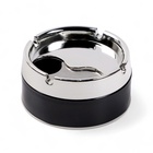 Пепельница для дома бездымная, для сигарет и стиков, 8.2×5 см, чёрная - Фото 2