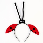 Карнавальный набор «Прекрасная Божья коровка»: платье, ободок, р. 98-104 см - Фото 7