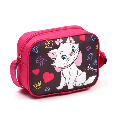 Сумка детская для девочки через плечо 19.5×14.5×7 см, Коты аристократы