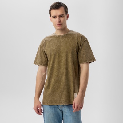 Футболка мужская MIST из варёного хлопка, размер XL, зелёная