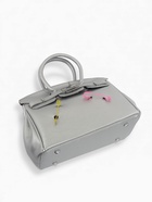 Сумка женская TEXTURA, на клапане, 24×19×14 см, серебристая - Фото 11