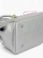Сумка женская TEXTURA, на клапане, 24×19×14 см, серебристая - Фото 9