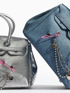 Сумка женская TEXTURA, на клапане, 24×19×14 см, синяя - Фото 2