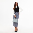 Сумка женская на клапане, цвет серый 10701692