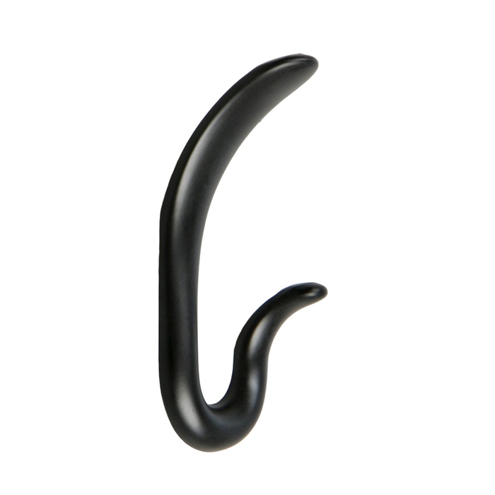 Крючок мебельный CAPPIO DUCK, двухрожковый, цвет черный, 4 шт. - Фото 1