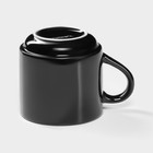 УЦЕНКА Набор фарфоровой посуды Magistro Night, 16 предметов: тарелка d=25.5 см, d=19 см, миска 850 мл, d=15, кружка 320 мл, цвет чёрный, - Фото 9