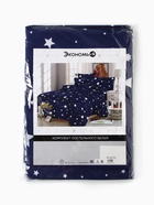 Постельное бельё 1,5сп Экономь и Я 150*225см, 150*225см, 50*70см-1шт, 60г/м2, микрофибра - фото 31458084