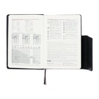 Ежедневник датированный 2025 года, А5, 176 листов ESCALADA, твердая обложка из искусственной кожи, блинтовое тиснение, ляссе, кремовый блок 70 г/м2, чёрный - фото 26181355