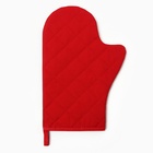 Варежка-прихватка «Этель» Christmas melody, 20×28 см, саржа, хлопок 100%, ватин 250 г/м² - Фото 2