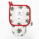Набор подарочный «Этель» Christmas melody, варежка 20×28 см, прихватка 19×19 см, хлопок 100% 10366964