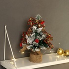 Искусственная ёлка настольная «Зимнее волшебство. Фестивальная», 32 см, ветки отгибаются - Фото 2