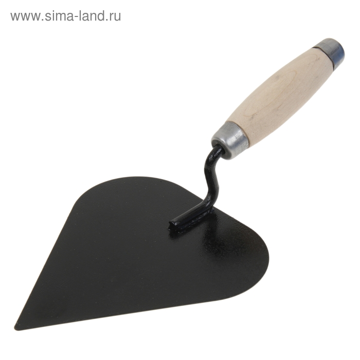 Кельма штукатура "Россия", стальная, деревянная усиленная ручка - Фото 1