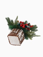 Новогодняя композиция на стол «Зимнее волшебство. Яркая сказка» пластик, ягоды, шары, бант, 35 см - Фото 6