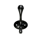 Крючок мебельный CAPPIO RARITY, двухрожковый, цвет черный, 4 шт. - Фото 3