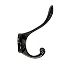 Крючок мебельный CAPPIO RARITY, двухрожковый, цвет черный, 4 шт. - Фото 4