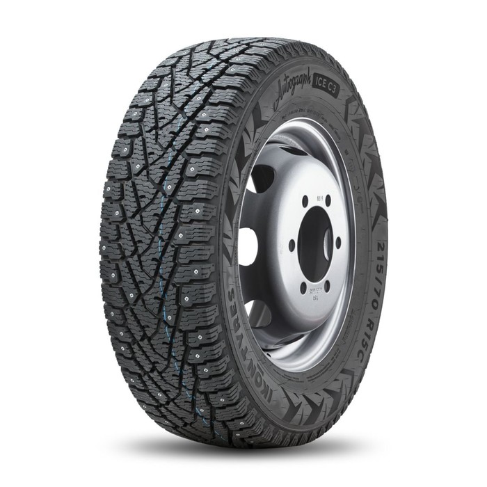 Шина зимняя шипованная Ikon Tyres Ikon Autograph Ice C3 195/75 R16C 107/105R - Фото 1