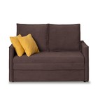 Диван – кровать «Бонн», механизм выкатной, велюр, цвет коричневый - Фото 2