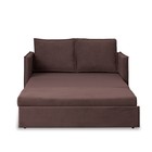 Диван – кровать «Бонн», механизм выкатной, велюр, цвет коричневый - Фото 3