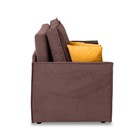 Диван – кровать «Бонн», механизм выкатной, велюр, цвет коричневый - Фото 5