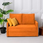 Диван – кровать «Бонн», механизм выкатной, велюр, цвет оранжевый - Фото 1