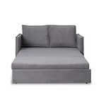 Диван – кровать «Бонн», механизм выкатной, велюр, цвет серый - Фото 3