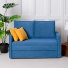 Диван – кровать «Бонн», механизм выкатной, велюр, цвет синий - Фото 1