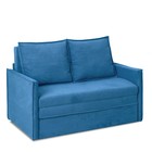 Диван – кровать «Бонн», механизм выкатной, велюр, цвет синий - Фото 4