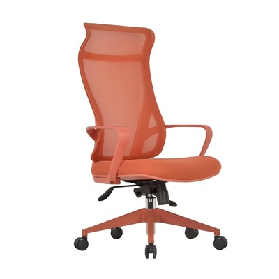 Кресло офисное для руководителя Chairman CH577, ткань/сетка/пластик, цвет красный