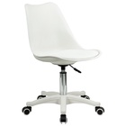 Кресло для оператора BRABIX Eames MG-310 PL, пластик белый, экокожа белая 10787106 - фото 4389514