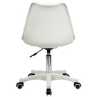 Кресло для оператора BRABIX Eames MG-310 PL, пластик белый, экокожа белая - фото 27923420