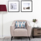 Кресло Наоми ТК 480 Бордо 02, Оригами аквамарин - Фото 2