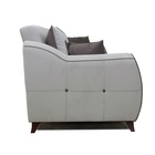 Диван прямой «Френсис ТД 262», механизм книжка, обивка велюр амиго, цвет крем/шоколад  (артикул 10789681)  большой выбор товаров оптом и в розницу по низким ценам с доставкой